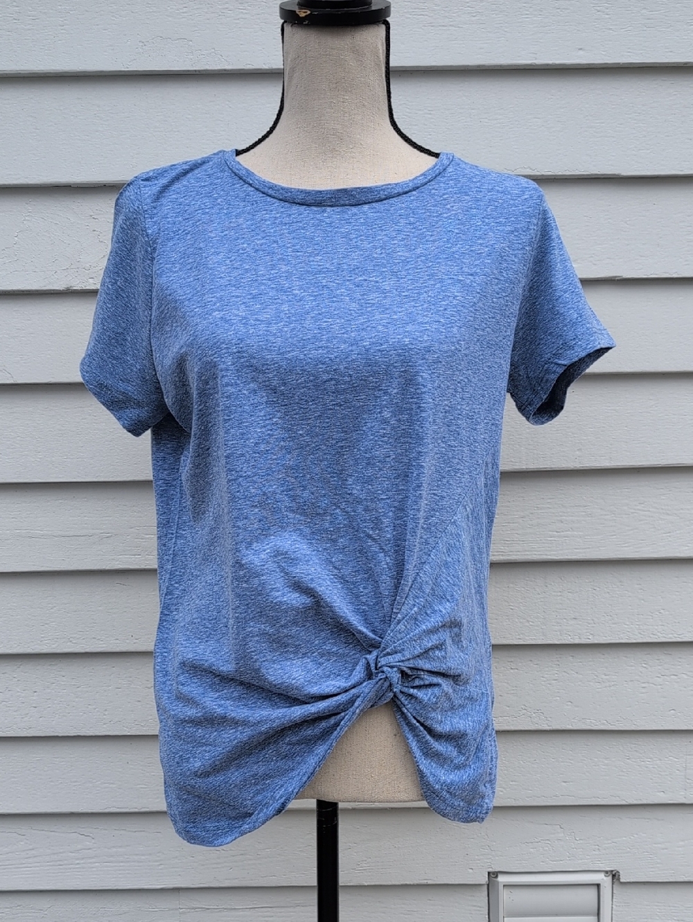 Alison Andrews Twist-Front Short Sleeve Top
